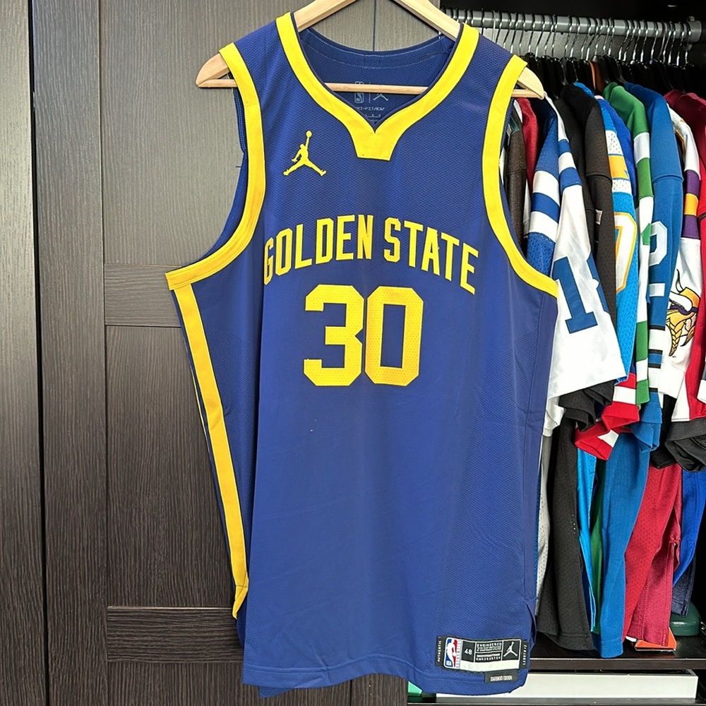 Stephen Curry Golden State Warriors Jordan Brand Authentic NBA Jersey - 48/L